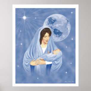 Veilig in haar armen poster