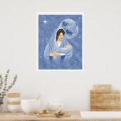 Veilig in haar armen poster (Keuken)