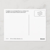 Veilig in mama's Lap Briefkaart (Achterkant)