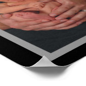 Veilig in papa's handen poster (Hoek)