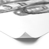 Veilig in zijn handen Origineel Kunstwerk van D. B Poster (Hoek)