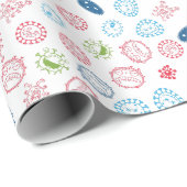 Veilig je leven in bacteriën cadeaupapier (Rol Hoek)