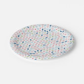 Veilig je leven in bacteriën papieren bordje (Gekanteld)