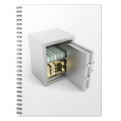 Veilig met goud en contant geld notitieboek (Voorkant)