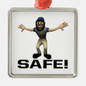 Veilig Metalen Ornament (Voorkant)