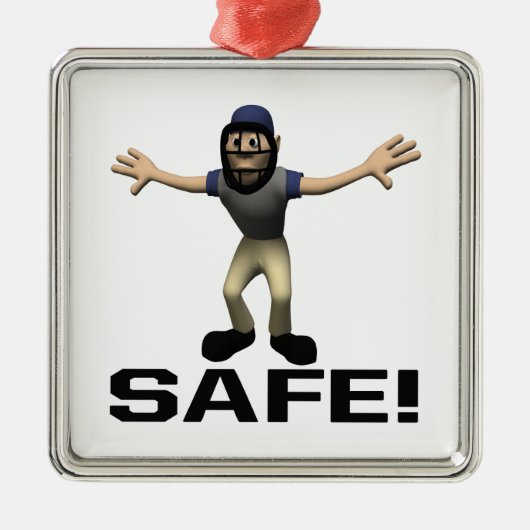 Veilig Metalen Ornament (Voorkant)