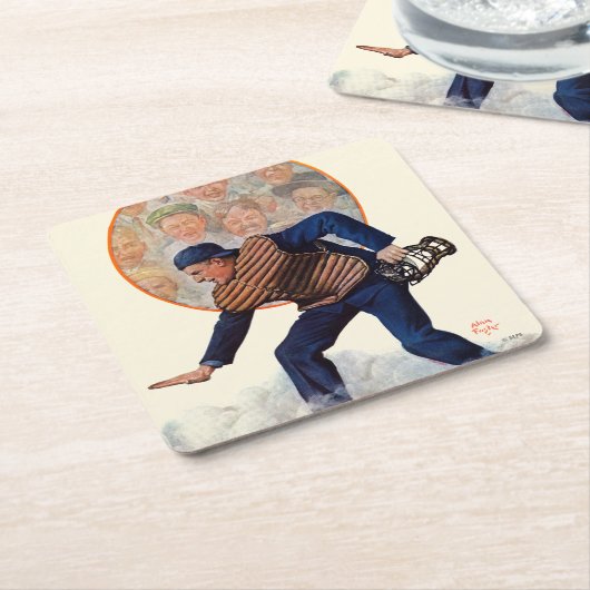 Veilig op het Bord Kartonnen Onderzetters (Schuin)