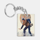 Veilig op het Bord Sleutelhanger (Voorkant Links)