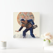 Veilig op het Bord Vierkante Klok (Huis)