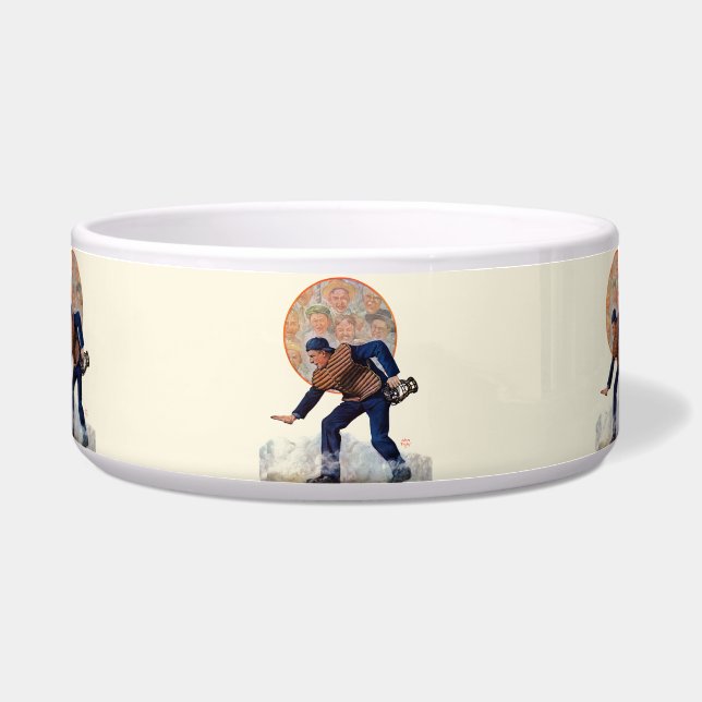 Veilig op het Bord Voerbakje (Voorkant)