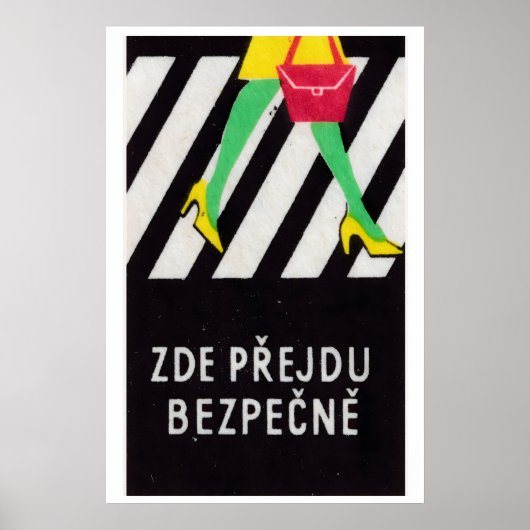 Veilig oversteken - Matchbox Print - Esthetisch (Voorkant)