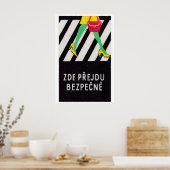 Veilig oversteken - Matchbox Print - Esthetisch (Keuken)