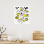 Veilig Poster met 20 x 24 inch matte (Keuken)