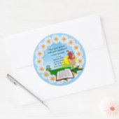 Veilig Reis ~ Ronde Stickers # 2 (Envelop)
