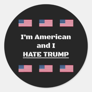 Veilig reizen naar het buitenland - Ik ben Amerika Ronde Sticker