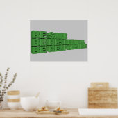 Veilig, respectvol en verantwoordelijk zijn poster (Keuken)