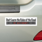 Veilig Rijden Bumpersticker (Op auto)