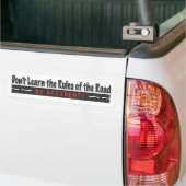 Veilig Rijden Bumpersticker (Op Truck)