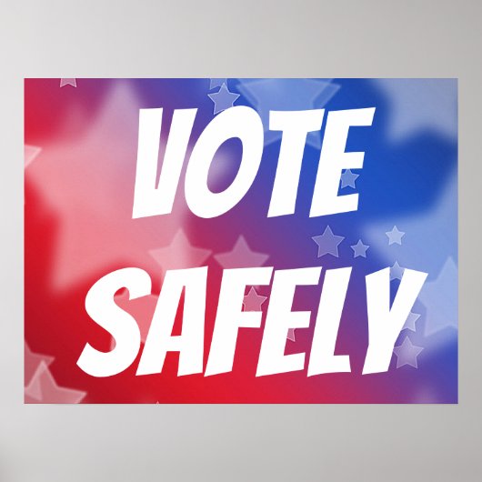 Veilig Stemmen Poster (Voorkant)