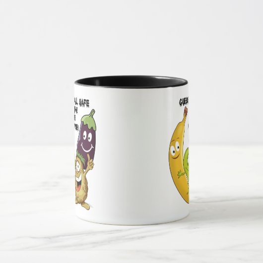 Veilig tijdens de Zombie Apocalyps Mok (Midden)