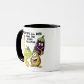 Veilig tijdens de Zombie Apocalyps Mok (Voorkant links)