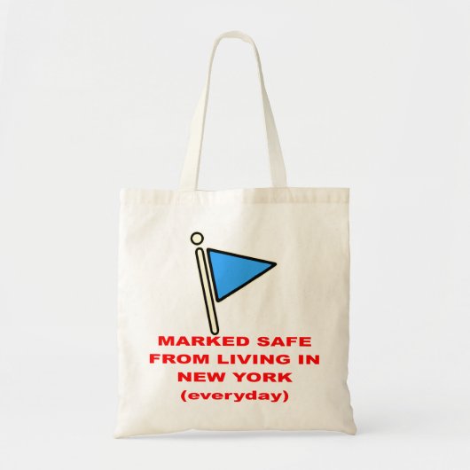 Veilig van leven in New York # Tote Bag (Voorkant)