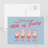 Veilig & Verantwoord 4e Briefkaart (Voorkant / Achterkant)