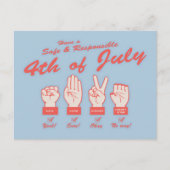 Veilig & Verantwoord 4e Briefkaart (Voorkant)