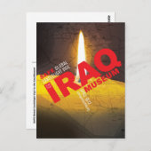 VEILIG VIGIL-briefkaart (met kaars) Briefkaart (Voorkant / Achterkant)