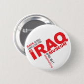 VEILIG VIGIL-toets (met rode logo) Ronde Button 5,7 Cm (Voorkant /achterkant)