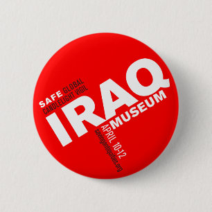 VEILIG VIGIL-toets (met witte logo) Ronde Button 5,7 Cm