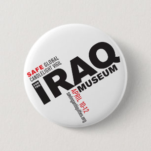VEILIG VIGIL-toets (met zwarte logo) Ronde Button 5,7 Cm