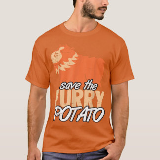 Veilig voor de drijfmest van de aardappelparelhok t-shirt