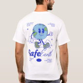 veilige aarde t-shirt (Achterkant)