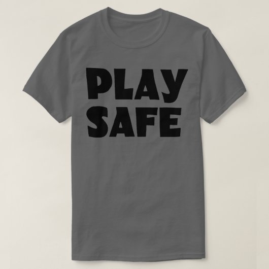 Veilige afspelen t-shirt (Design voorkant)