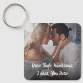 Veilige cadeau voor een man die een vriend van een sleutelhanger (Voorkant)