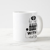 Veilige Drink met een verpleegster Grote Koffiekop (Voorkant rechts)