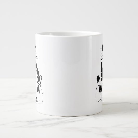 Veilige Drink met een verpleegster Grote Koffiekop (Voorkant)