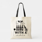 Veilige Drink met een verpleegster Tote Bag (Achterkant)