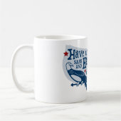 Veilige en gelukkige 4 juli koffiemok (Links)