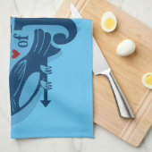 Veilige en gelukkige 4 juli theedoek (Quarter Fold)