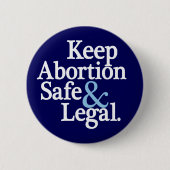Veilige en legale Button van abortus (Voorkant)