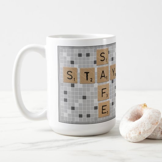 Veilige game Tegels Koffiemok (Met donut)