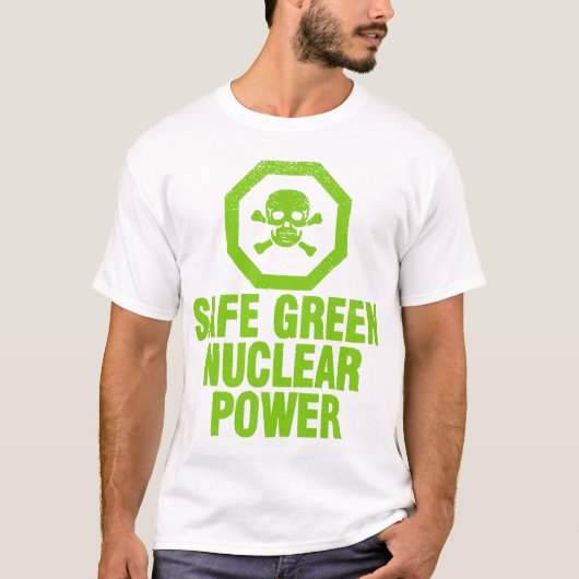 Veilige groene kernenergie - Avocado Green T-shirt (Voorkant)