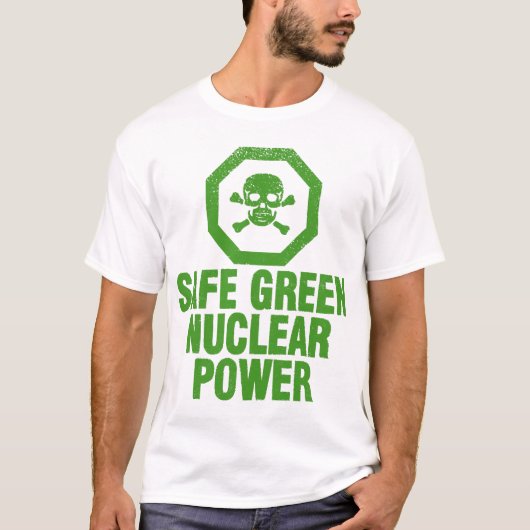Veilige groene kernenergie - Avocado Green T-shirt (Voorkant)