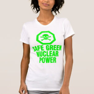 Veilige groene kernenergie t-shirt
