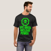 Veilige groene kernenergie t-shirt (Voorkant volledig)
