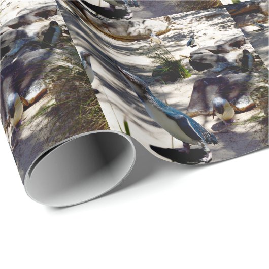 Veilige Haven: Fairy Penguin Paradise, Cadeaupapier (Rol Hoek)
