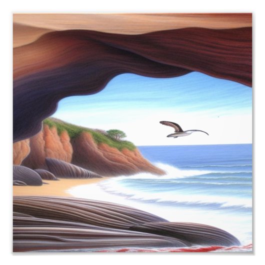 Veilige haven foto afdruk (Voorkant)