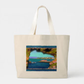 Veilige Haven Grote Tote Bag (Achterkant)